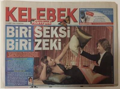 Hürriyet Gazetesi Kelebek Eki 13 Şubat 2006 - Benimle Dans Edermisin Yarışmasının Sevilen Jurileri Asena Ve Tan GZ20066 - 1