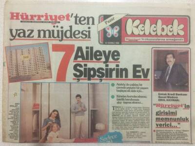Hürriyet Gazetesi Kelebek Eki 13 Temmuz 1986 - Gölgede Kalan Yıllar GZ50559 - 1