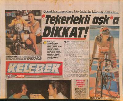 Hürriyet Gazetesi Kelebek Eki 13 Temmuz 1988 - Hülya Koçyiğit Ve Kızı , Film Setinde Bebek Konuştu GZ126228 - 1