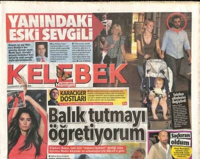 Hürriyet Gazetesi Kelebek Eki 14 Ağustos 2015 - Okan Bayülgen , Yıllardır Uzun Kullandığı Saçlarını 3 Numaraya Vurdurdu GZ115998 - 1