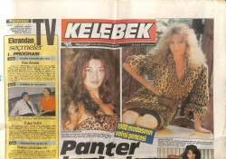 Hürriyet Gazetesi Kelebek Eki 14 Aralık 1987 - Nazan Saatçi Beneklere Bayılıyor GZ63804 - 2