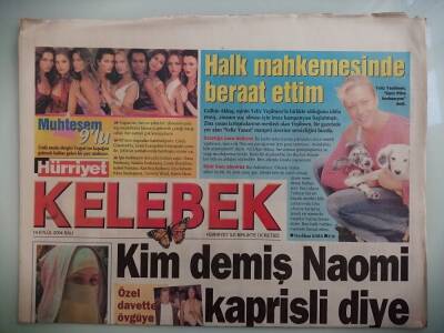 Hürriyet Gazetesi Kelebek Eki 14 Eylül 2004 Cem Yılmaz Sayesinde Kazanıyorum -GZ14838 - 1