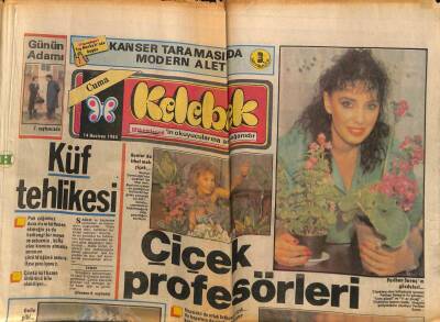 Hürriyet Gazetesi Kelebek Eki 14 Haziran 1985 - Neşe Karaböcekten Arapça Şarkılar GZ113633 - 1