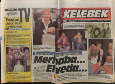 Hürriyet Gazetesi Kelebek Eki 14 Haziran 1987- Füsun Önalın Son Yeniliği GZ63735 - 2