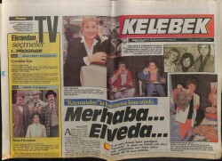 Hürriyet Gazetesi Kelebek Eki 14 Haziran 1987- Füsun Önalın Son Yeniliği GZ63735 - 1