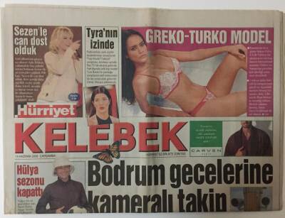 Hürriyet Gazetesi Kelebek Eki 14 Haziran 2006 - Ajda Pekkan Sezen Aksuyla Can Dost Olduk GZ20058 - 1