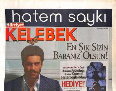 Hürriyet Gazetesi Kelebek Eki 14 Haziran 2013 - Demet Akalın Ve Okan Kurtun Canı Çiğköfte Çekince... GZ125426 - 1