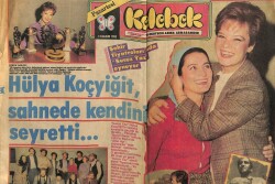 Hürriyet Gazetesi Kelebek Eki 14 Kasım 1983 - Hülya Koçyiğit Kendini Seyretti GZ61902 - 1