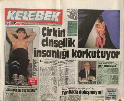 Hürriyet Gazetesi Kelebek Eki 14 Kasım 1988 - İstanbul Emniyet Müdürü Hamdi Ardalı , Sayıları Açıklıyor GZ82799 - 1