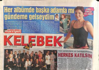 Hürriyet Gazetesi Kelebek Eki 14 Mart 2005 - 362lık Beyazıt Öztürke İlginç Parti GZ80240 - 1