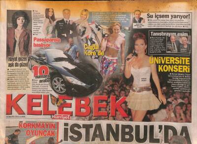 Hürriyet Gazetesi Kelebek Eki 14 Mayıs 2010 - Ferman Akgülden Mesaj Var GZ116761 - 1