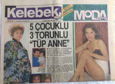 Hürriyet Gazetesi Kelebek Eki 14 Nisan 1992 - Emel Sayının Muadili Geliyor GZ21633 - 1