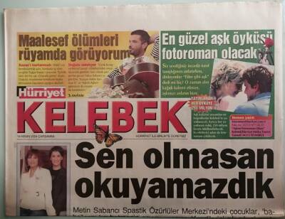 Hürriyet Gazetesi Kelebek Eki 14 Nisan 2004 Sibel Can Yeni Sibeli Anlattı - GZ44123 - 1