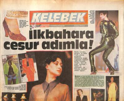 Hürriyet Gazetesi Kelebek Eki 14 Şubat 1989 - Aydan Şenere Ufak Öğütler... GZ90780 - 1