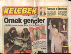 Hürriyet Gazetesi Kelebek Eki 14 Şubat 1990 - Yıldırım Akbuluttan İtiraflar GZ63414 - 1