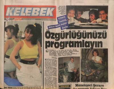 Hürriyet Gazetesi Kelebek Eki 14 Temmuz 1988 - Serpil Çakmaklıdan 10 Milyonluk Fedakarlık GZ93867 - 1
