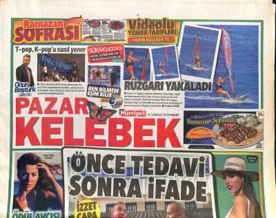 Hürriyet Gazetesi Kelebek Eki 14 Temmuz 2013 - İzzet Çapa Röportajı GZ115928 - 1