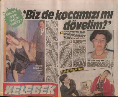 Hürriyet Gazetesi Kelebek Eki 15 Ağustos 1988 - Eski Bir Dayak Olayı * Perihan Savaş - Yılmaz Zafer GZ93843 - 1