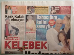 Hürriyet Gazetesi Kelebek Eki 15 Ağustos 2005 Kadir İnanır Kask Kafalı Olmayın - GZ44124 - 2