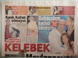 Hürriyet Gazetesi Kelebek Eki 15 Ağustos 2005 Kadir İnanır Kask Kafalı Olmayın - GZ44124 - 1