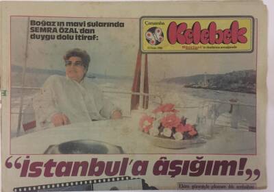 Hürriyet Gazetesi Kelebek Eki 15 Ekim 1986 - Erol Evgin Eşiyle Ortak Mimarlık Bürosu Açıyor GZ16798 - 1