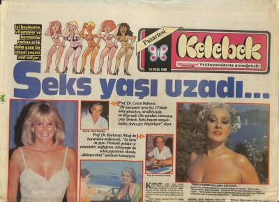 Hürriyet Gazetesi Kelebek Eki 15 Eylül 1986 - Derya Arbaş , Türkiyede Dördüncü Filmi Olan Beyaz Bisikleti Çeviriyor . -Tinayı Duygulandıran Gün GZ91963 - 1