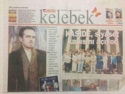 Hürriyet Gazetesi Kelebek Eki 15 Eylül 1997 - Nezih Ünen Bir Sentez Yakaladı GZ50107 - 1