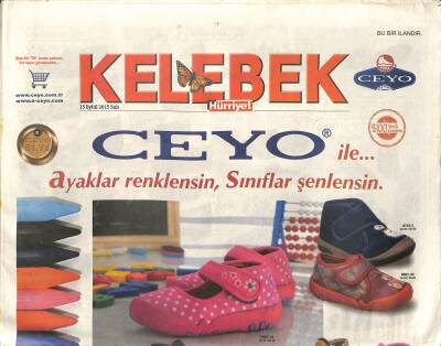 Hürriyet Gazetesi Kelebek Eki 15 Eylül 2015 - Çillerin Müstakbel Gelini GZ116353 - 1