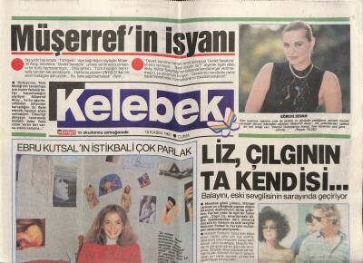 Hürriyet Gazetesi Kelebek Eki 15 Kasım 1991 - Müşerref Akayın İsyanı GZ63755 - 1
