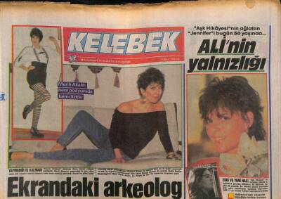 Hürriyet Gazetesi Kelebek Eki 15 Mart 1988 - Brigitte Nielsene Koca Dayanmıyor GZ94013 - 1