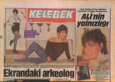 Hürriyet Gazetesi Kelebek Eki 15 Mart 1988 - Brigitte Nielsene Koca Dayanmıyor - Merih Akalın Hem Podyumda Hem Dizide GZ127511 - 1