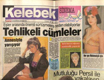 Hürriyet Gazetesi Kelebek Eki 15 Mart 1991 - Yıldırım Mayruk,Her Şey Mehmetçik İçin GZ75785 - 1