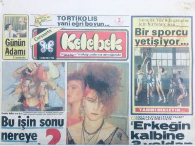 Hürriyet Gazetesi Kelebek Eki 15 Mayıs 1985 - Erkeğin Kalbine Üç Yoldan Gidilir GZ41994 - 1