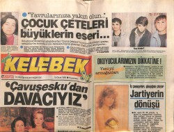 Hürriyet Gazetesi Kelebek Eki 15 Ocak 1990 - Gülgün Feyman Boyundan Şikayetçi GZ63507 - 1