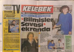 Hürriyet Gazetesi Kelebek Eki 16 Aralık 1987 - Sahire Erturan Bilmişler Savaşı GZ63802 - 2