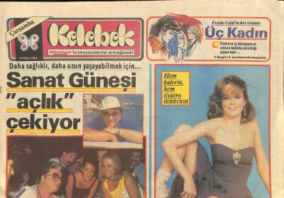 Hürriyet Gazetesi Kelebek Eki 16 Ekim 1985 - Sanat Güneşi Zeki Müren Açlık Çekiyor GZ115293 - 1