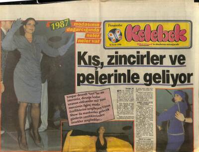 Hürriyet Gazetesi Kelebek Eki 16 Ekim 1986 - Neslihan Acara Kalkanda Çifte Şans GZ94088 - 1