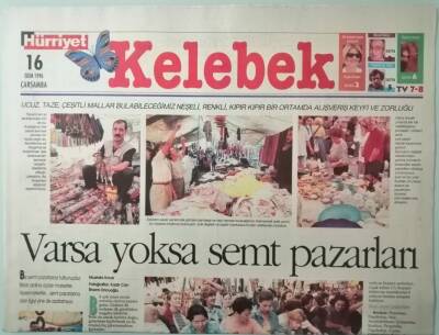 Hürriyet Gazetesi Kelebek Eki 16 Ekim 1996 Türkan Şorayın Olay Dizisi -GZ37259 - 1