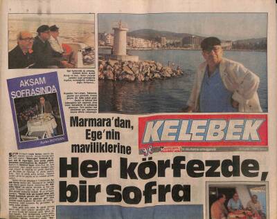 Hürriyet Gazetesi Kelebek Eki 16 Eylül 1988 - Marmara Ve Egenin Maviliklerine GZ93916 - 1
