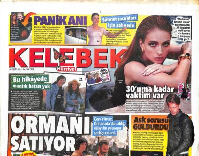 Hürriyet Gazetesi Kelebek Eki 16 Eylül 2013 - Cem Yılmaz Aldığı Villayı Satıyor GZ104755 - 1