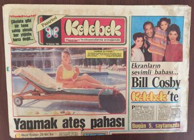 Hürriyet Gazetesi Kelebek Eki 16 Haziran 1986 - Minik Balerinler Kuğ Gibiydi GZ10295 - 2