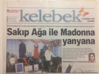 Hürriyet Gazetesi Kelebek Eki 16 Haziran 1999 - Başka Olur Ağanın Sevdası GZ27154 - 1
