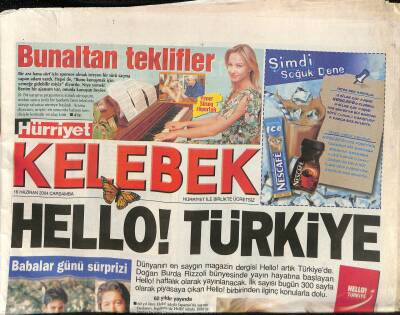 Hürriyet Gazetesi Kelebek Eki 16 Haziran 2004 - Serdar Bilgiliden Moda Fotoğrafları GZ116198 - 1