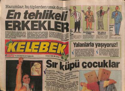 Hürriyet Gazetesi Kelebek Eki 16 Mart 1990 - Bahar Öztan Yazı Getrdi GZ61821 - 2