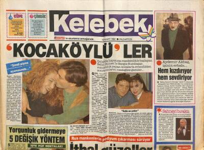 Hürriyet Gazetesi Kelebek Eki 16 Mart 1992 - Aydemir Akbaş , İşinin Erbabı... Hem Kızdırıyor Hem Sevdiriyor GZ94167 - 1