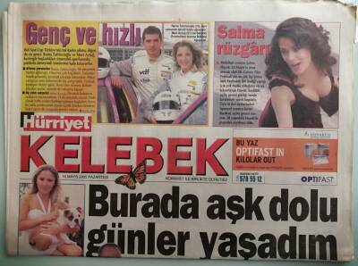 Hürriyet Gazetesi Kelebek Eki 16 Mayıs 2005 Shakirayı Tutabilene Aşk Olsun - GZ37714 - 1