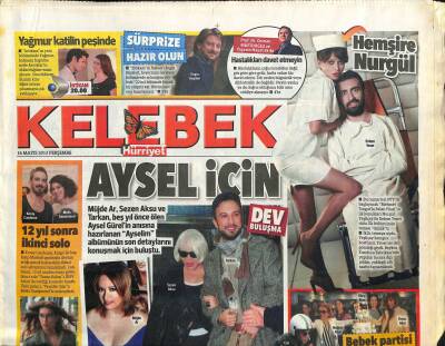Hürriyet Gazetesi Kelebek Eki 16 Mayıs 2013 - 12 Yıl Sonra İkinci Solo * Koray Candemir - Melis Danişmend GZ115977 - 1