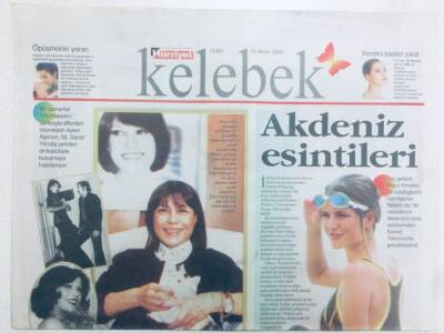 Hürriyet Gazetesi Kelebek Eki 16 Nisan 1999 - Akdeniz Esintileri GZ40931 - 1