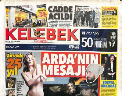 Hürriyet Gazetesi Kelebek Eki 16 Ocak 2014 - Serdar Erener , 54. Yaşını Karaköyde Kutladı GZ116017 - 1