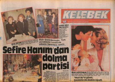 Hürriyet Gazetesi Kelebek Eki 16 Şubat 1988 - Oya Aydoğanın Günleri Sıkı Perhizle Geçiyor GZ93890 - 1